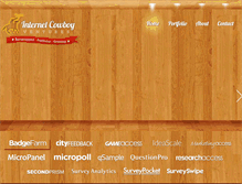 Tablet Screenshot of internetcowboy.com